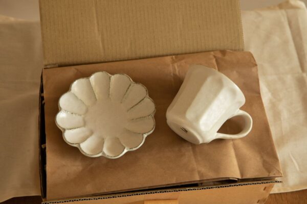 Kohyo Rinka Coffee Mug and Saucer plate set