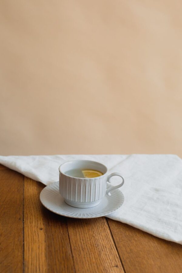 Shush Grace Japanese Cup and Saucer