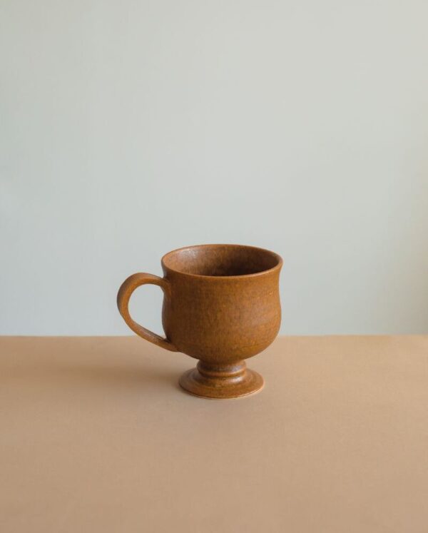 Yoshida Pottery High Ground Brown Cup