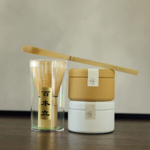 Matcha Tea Starter Gift set with Matcha/Hojicha powder (30G)
