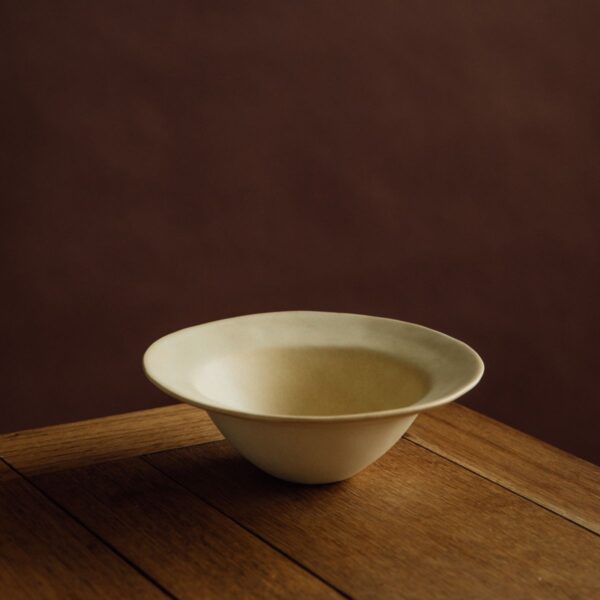 Yukina Omori Rim bowl (Light Beige / Dark Beige) - Image 2