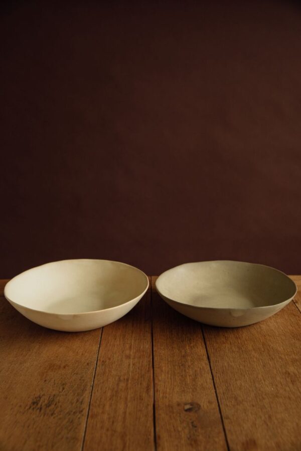 Yukina Omori Deep plate (Light Beige / Dark Beige) - Image 5