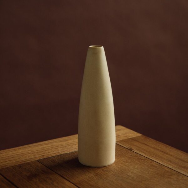 Yukina Omori Tall Vase (Light Beige / Dark Beige) - Image 2