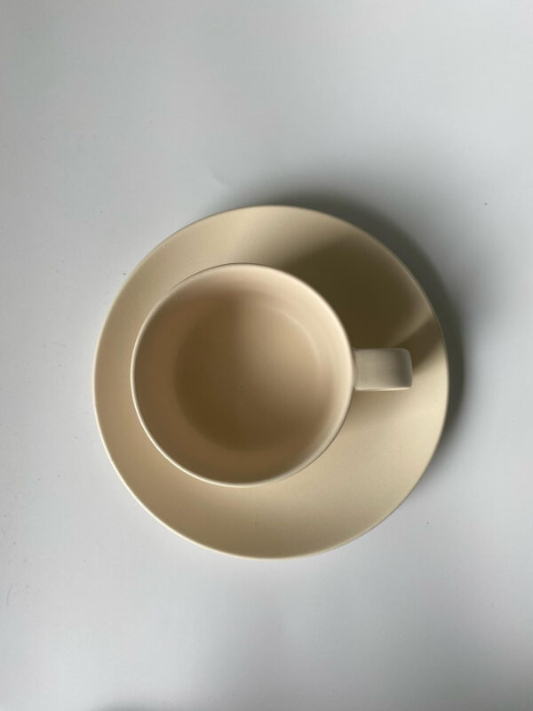 KONARE Moment White Cup and Saucer Set - Image 4