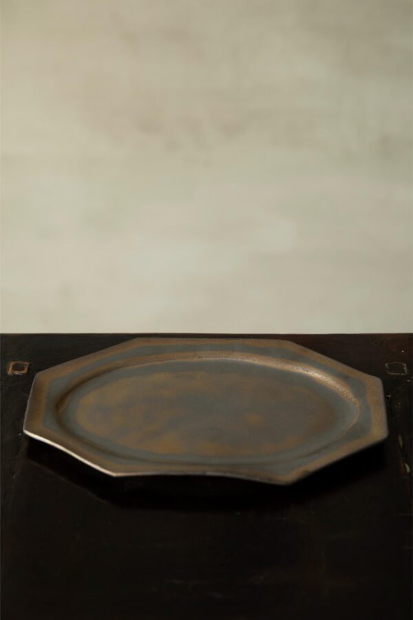 Cocoro Large Octagonal plate (Bronze) - Image 4