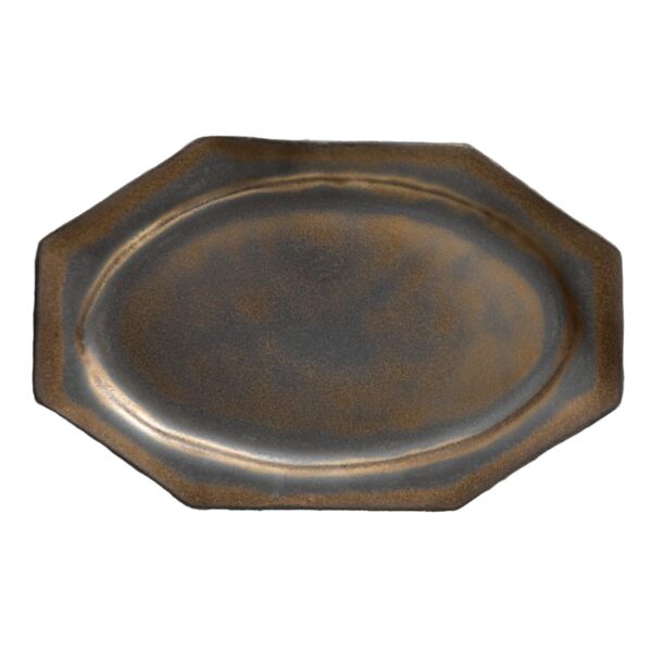 Cocoro Large Octagonal plate (Bronze) - Image 2