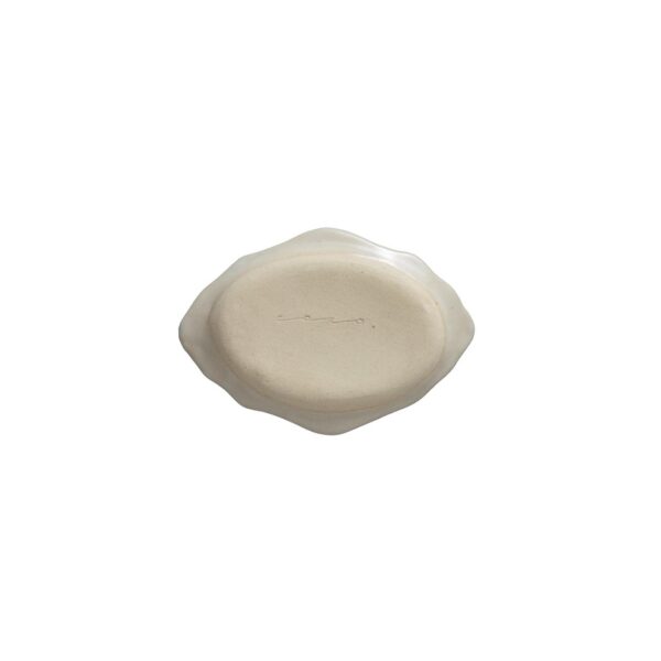 Cocoro Small Rim plate / Cutlery rest (Off-white) - Image 3