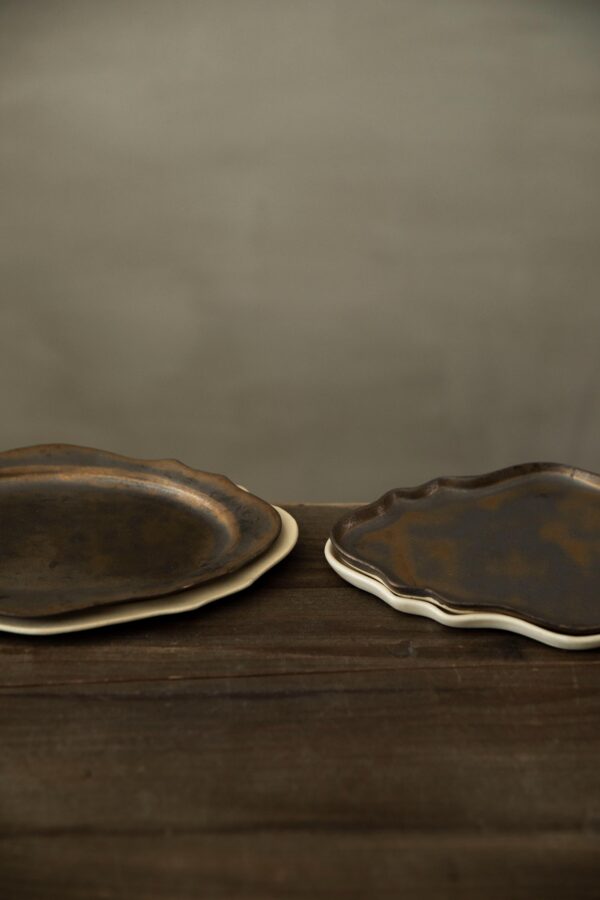Cocoro Large Rim plate (Bronze) - Image 7