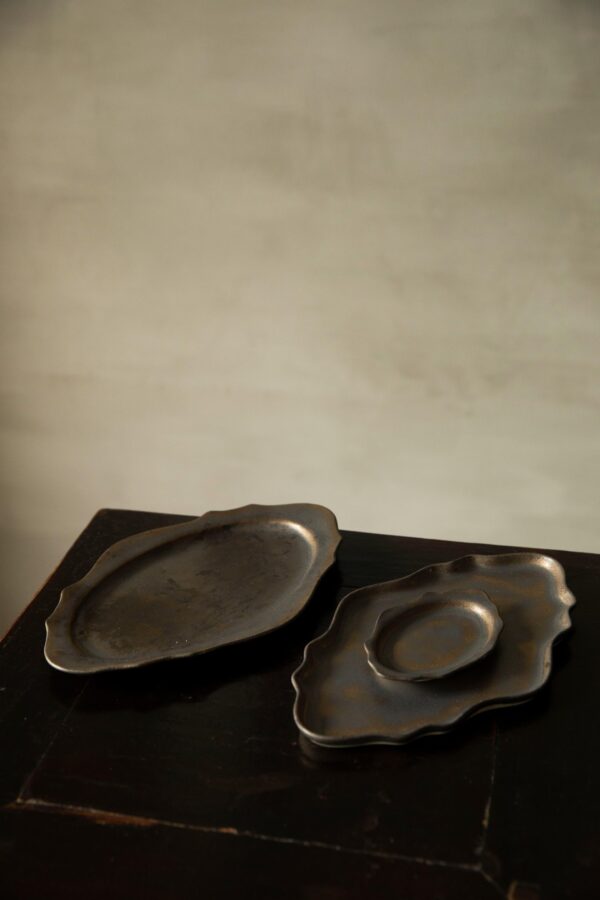 Cocoro Large Octagonal plate (Bronze) - Image 6