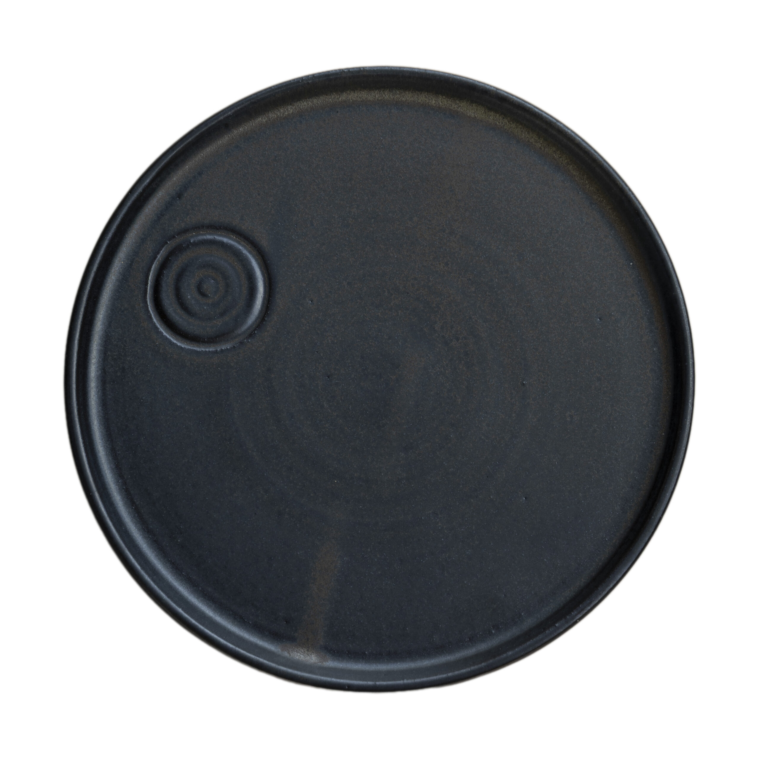 Ripples Large Plate (Toffee / Lake Green / Black) - Image 12