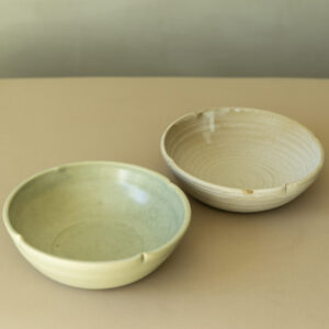 Persimmon Large Bowl (Toffee / Lake Green)