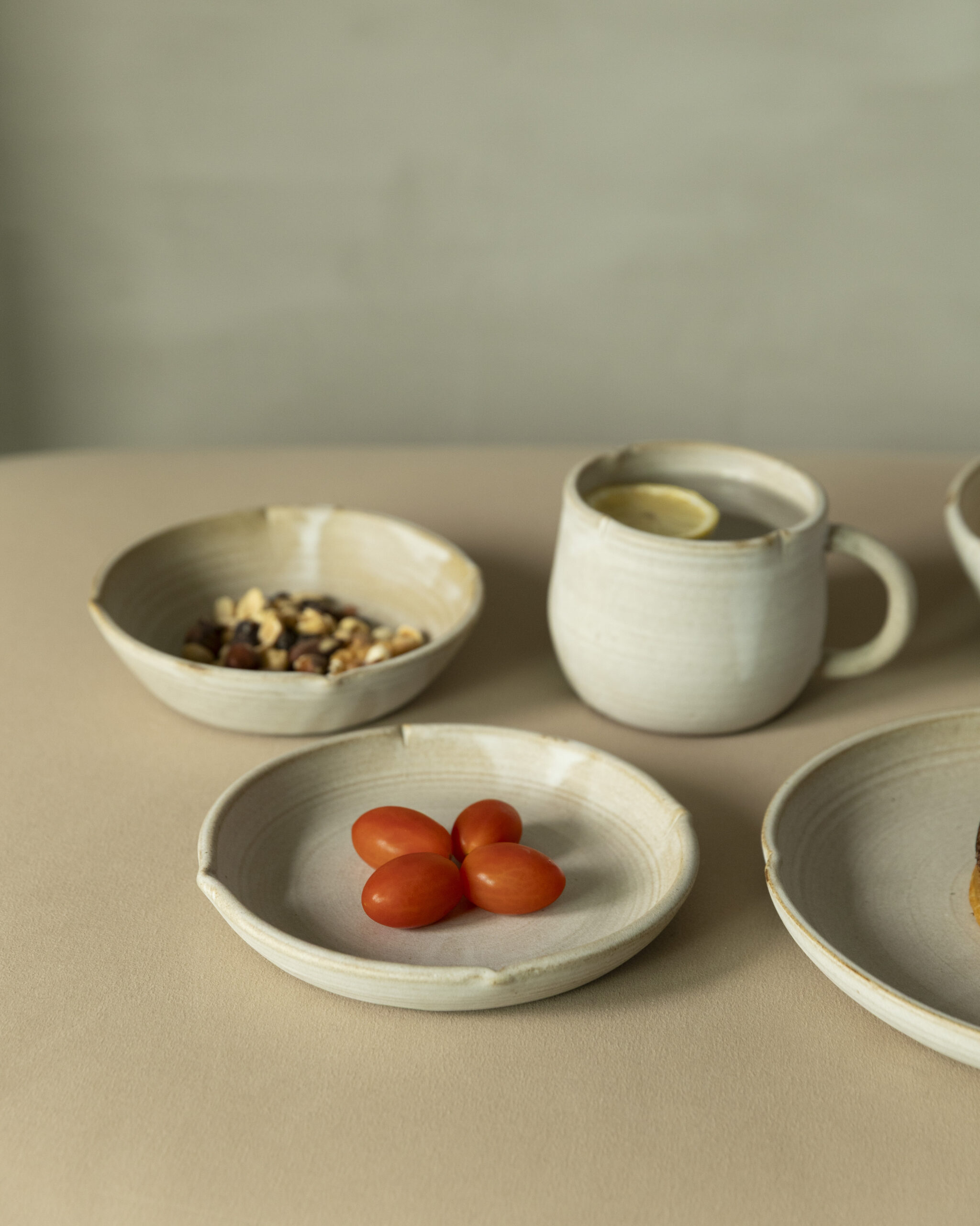 Persimmon Small Plate (Toffee / Lake Green) - Image 7