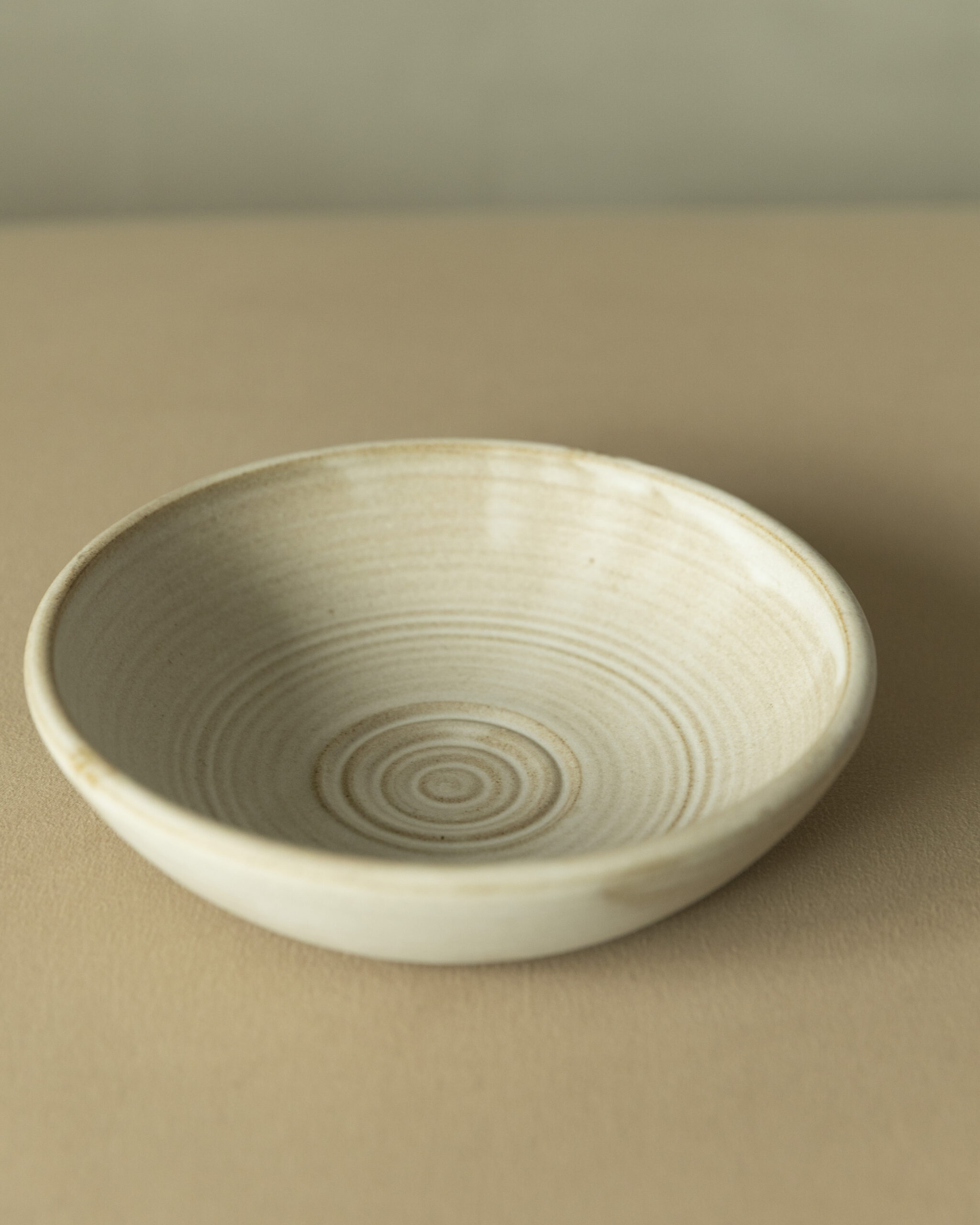 Ripples Medium Bowl  (Toffee / Black)